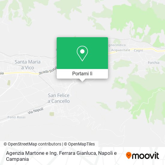 Mappa Agenzia Martone e Ing. Ferrara Gianluca