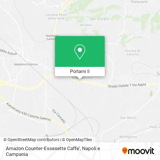 Mappa Amazon Counter-Essesette Caffe'
