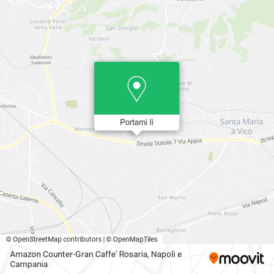 Mappa Amazon Counter-Gran Caffe' Rosaria