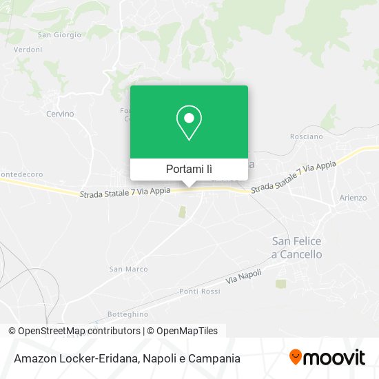 Mappa Amazon Locker-Eridana