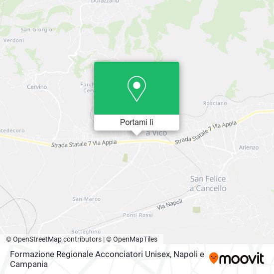Mappa Formazione Regionale Acconciatori Unisex