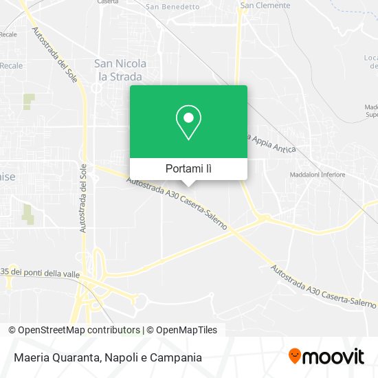 Mappa Maeria Quaranta