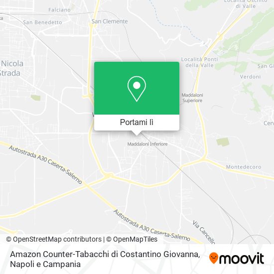 Mappa Amazon Counter-Tabacchi di Costantino Giovanna