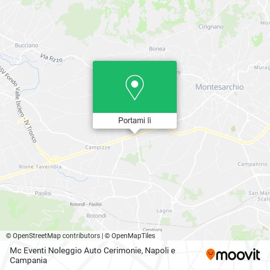 Mappa Mc Eventi Noleggio Auto Cerimonie