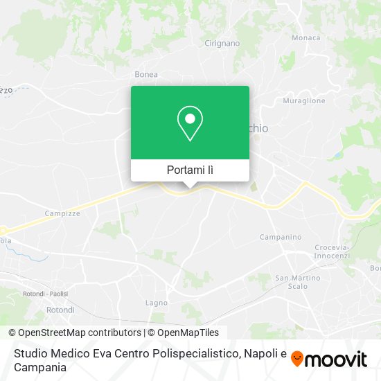 Mappa Studio Medico Eva Centro Polispecialistico