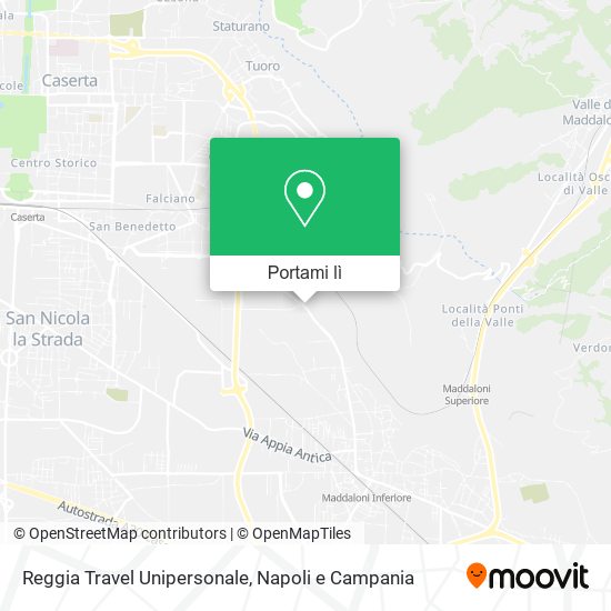 Mappa Reggia Travel Unipersonale