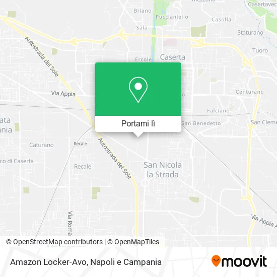 Mappa Amazon Locker-Avo