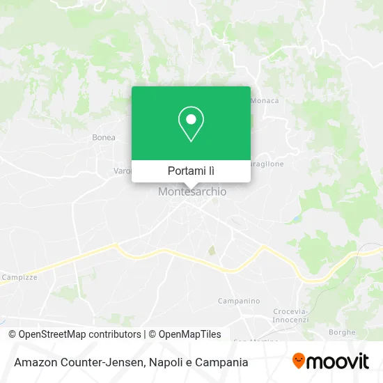 Mappa Amazon Counter-Jensen
