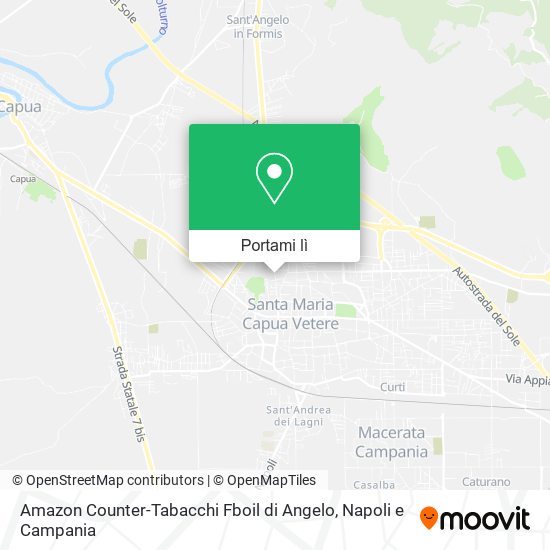 Mappa Amazon Counter-Tabacchi Fboil di Angelo