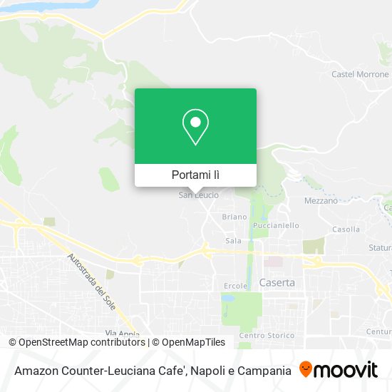 Mappa Amazon Counter-Leuciana Cafe'