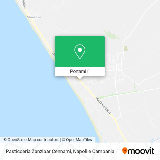 Mappa Pasticceria Zanzibar Cennami