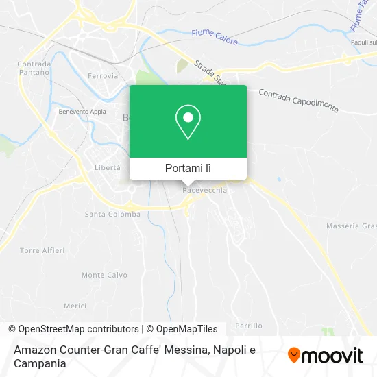 Mappa Amazon Counter-Gran Caffe' Messina