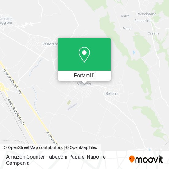 Mappa Amazon Counter-Tabacchi Papale