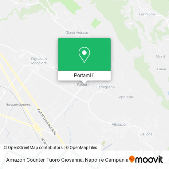 Mappa Amazon Counter-Tuoro Giovanna