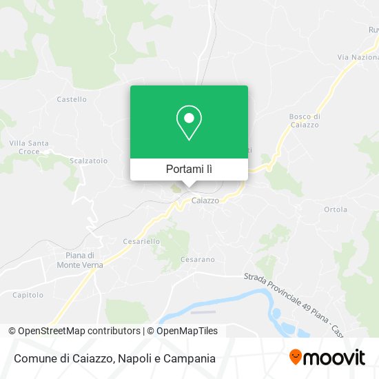 Mappa Comune di Caiazzo