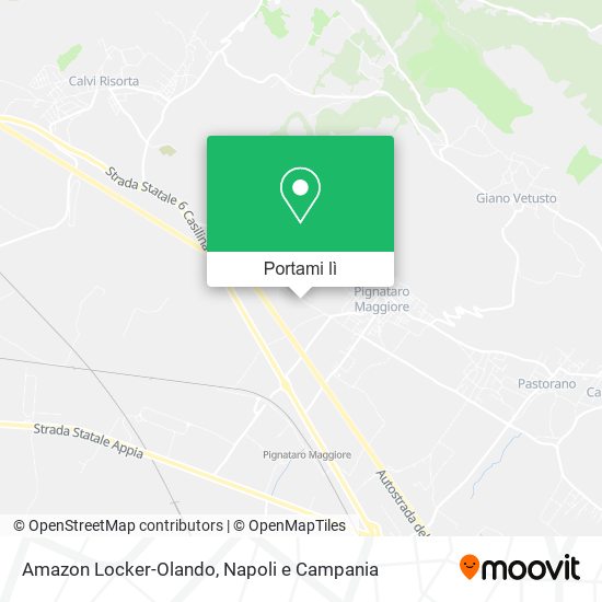 Mappa Amazon Locker-Olando