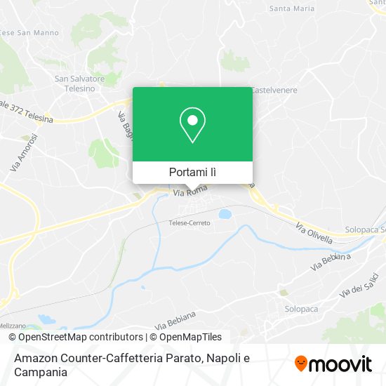 Mappa Amazon Counter-Caffetteria Parato