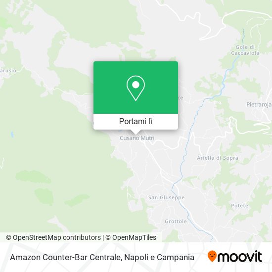 Mappa Amazon Counter-Bar Centrale