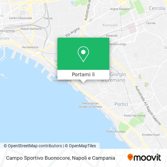 Mappa Campo Sportivo Buonocore