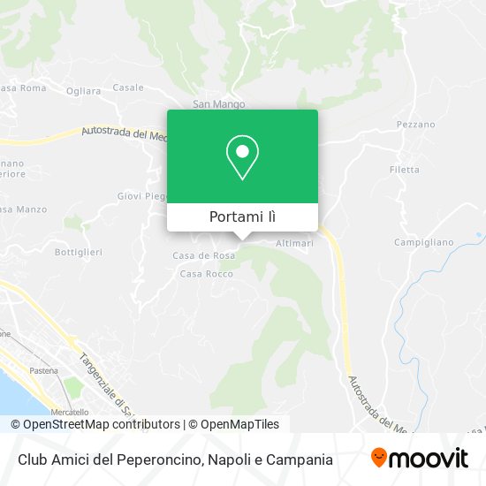 Mappa Club Amici del Peperoncino