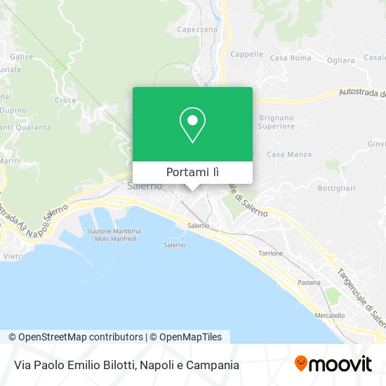 Mappa Via Paolo Emilio Bilotti