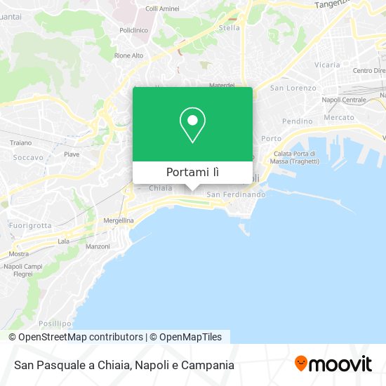 Mappa San Pasquale a Chiaia