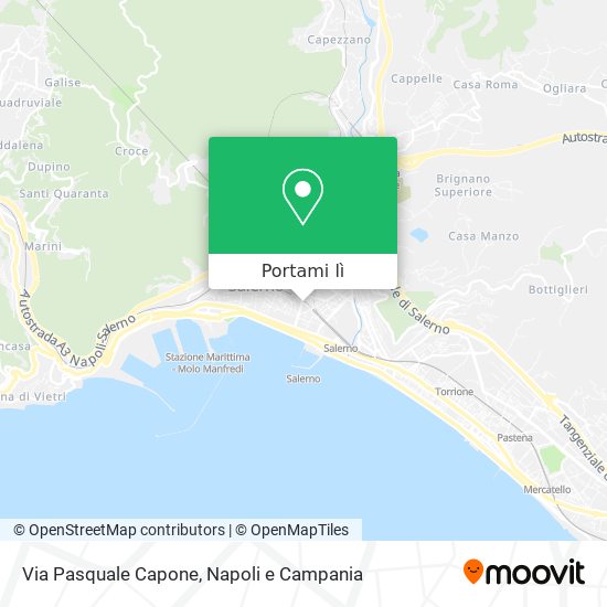 Mappa Via Pasquale Capone
