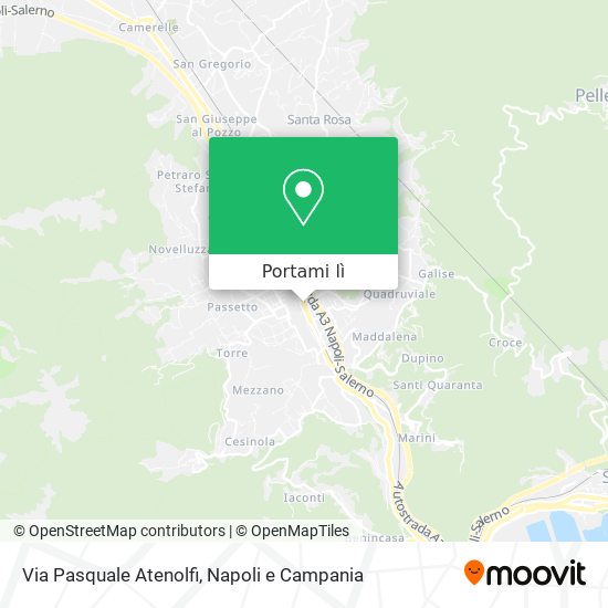 Mappa Via Pasquale Atenolfi