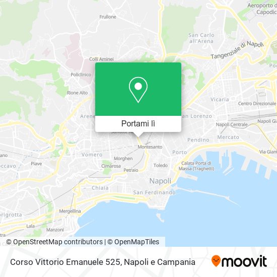 Mappa Corso Vittorio Emanuele  525
