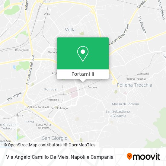 Mappa Via Angelo Camillo De Meis