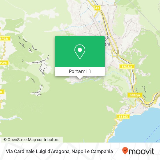 Mappa Via Cardinale Luigi d'Aragona