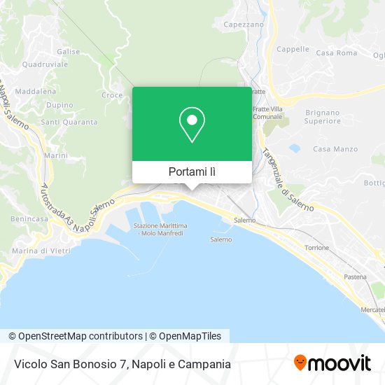 Mappa Vicolo San Bonosio  7