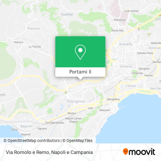 Mappa Via Romolo e Remo