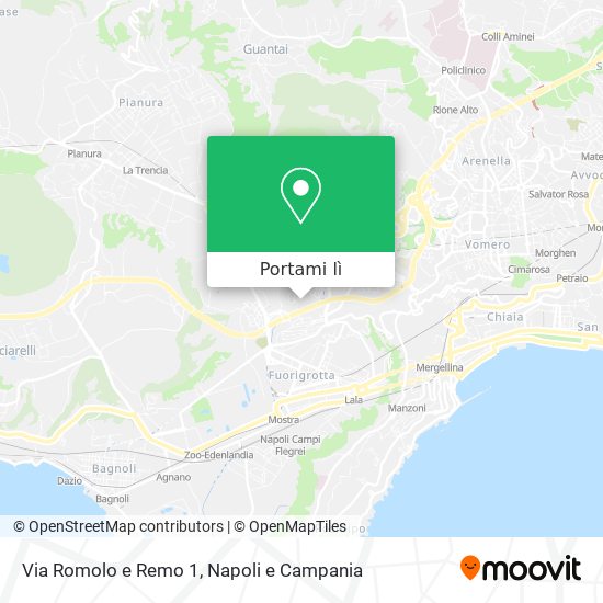 Mappa Via Romolo e Remo 1