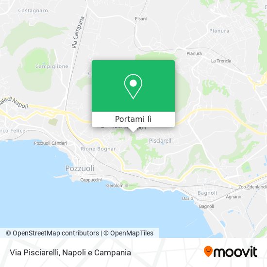 Mappa Via Pisciarelli