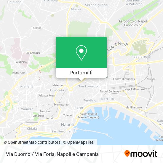 Mappa Via Duomo / Via Foria