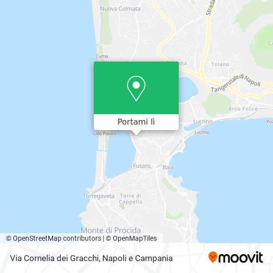 Come arrivare a Via Cornelia dei Gracchi a Bacoli con Bus o Treno? | Moovit