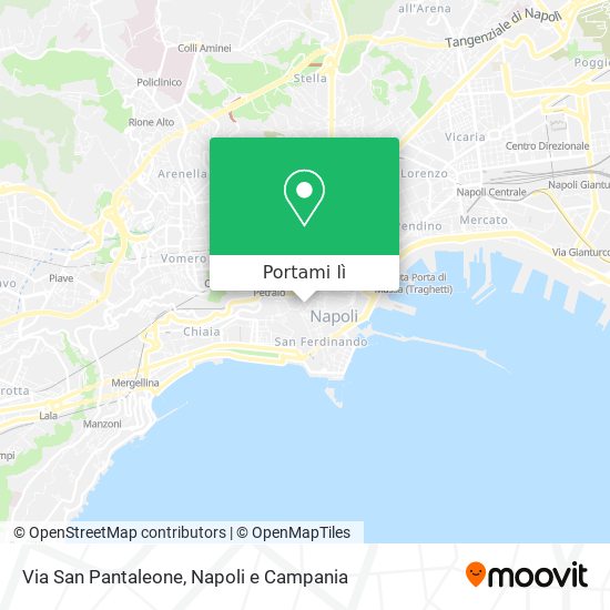 Mappa Via San Pantaleone