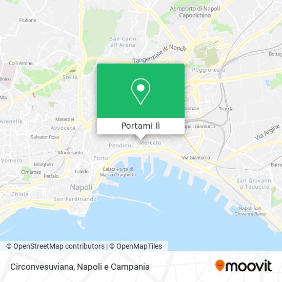 Mappa Circonvesuviana
