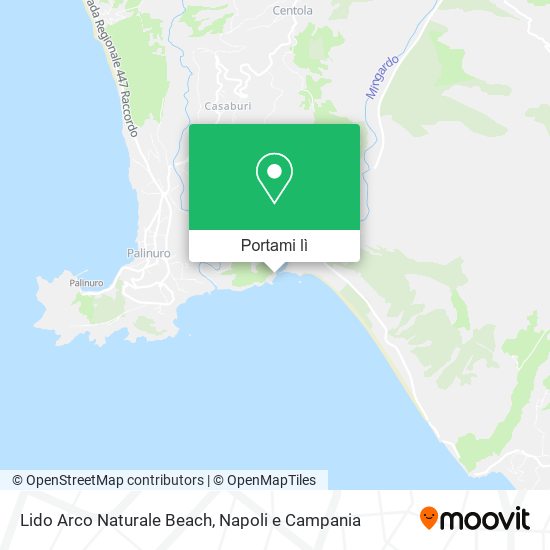 Mappa Lido Arco Naturale Beach