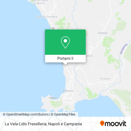 Mappa La Vela-Lido Freselleria