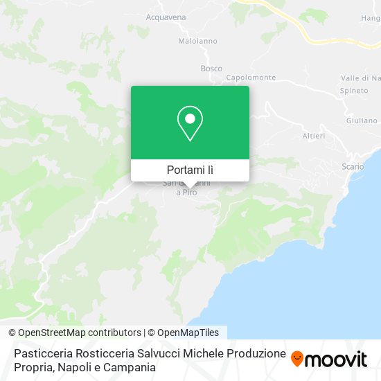 Mappa Pasticceria Rosticceria Salvucci Michele Produzione Propria