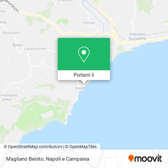 Mappa Magliano Benito