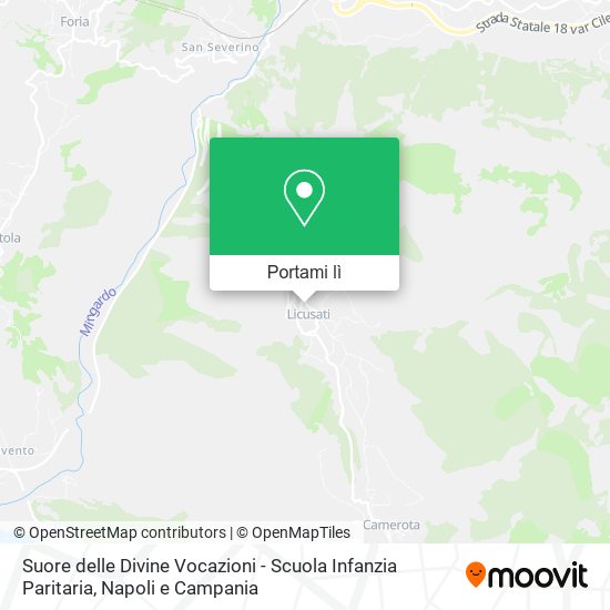 Mappa Suore delle Divine Vocazioni - Scuola Infanzia Paritaria