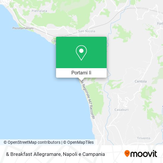 Mappa & Breakfast Allegramare