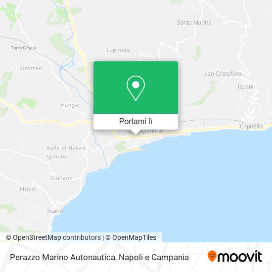 Mappa Perazzo Marino Autonautica