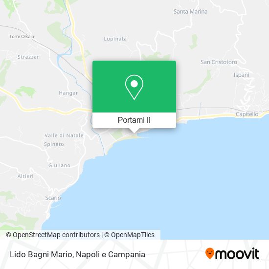 Mappa Lido Bagni Mario