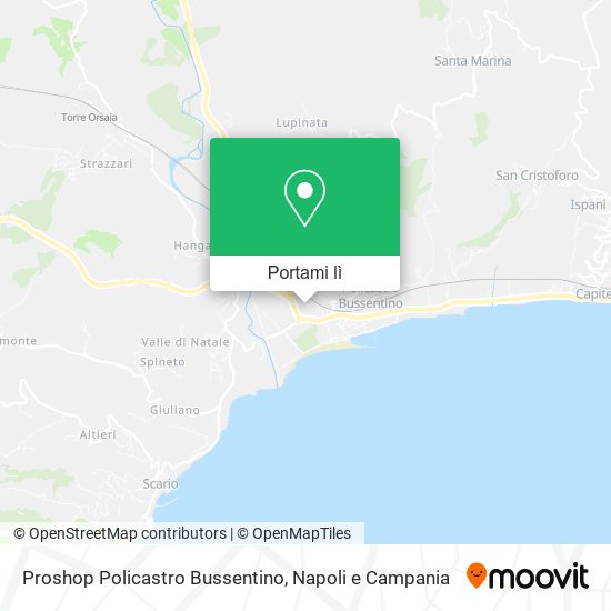Mappa Proshop Policastro Bussentino