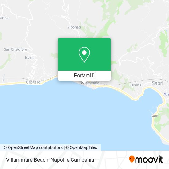 Mappa Villammare Beach