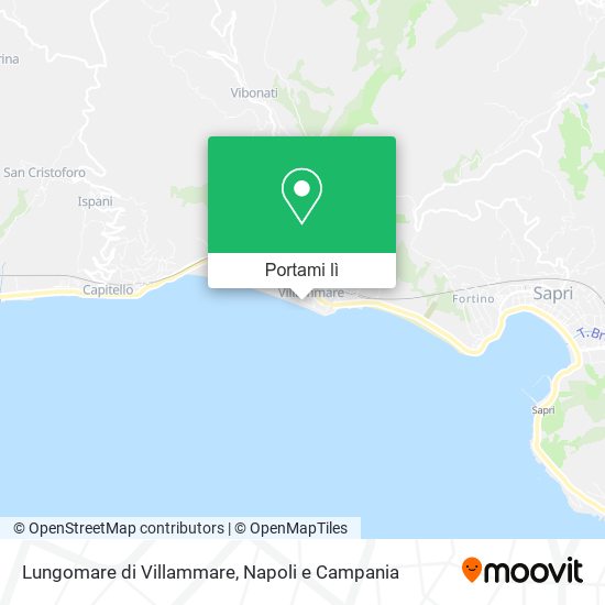 Mappa Lungomare di Villammare